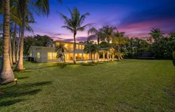 Large backyard