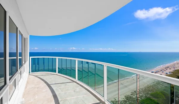 Balcony and view
