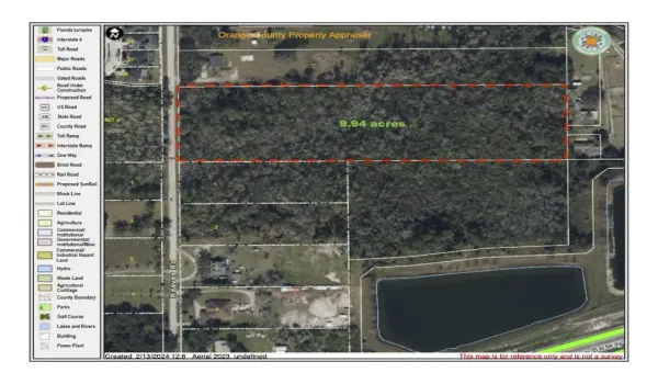 Map Image Zoomed - 12995 Reaves Rd