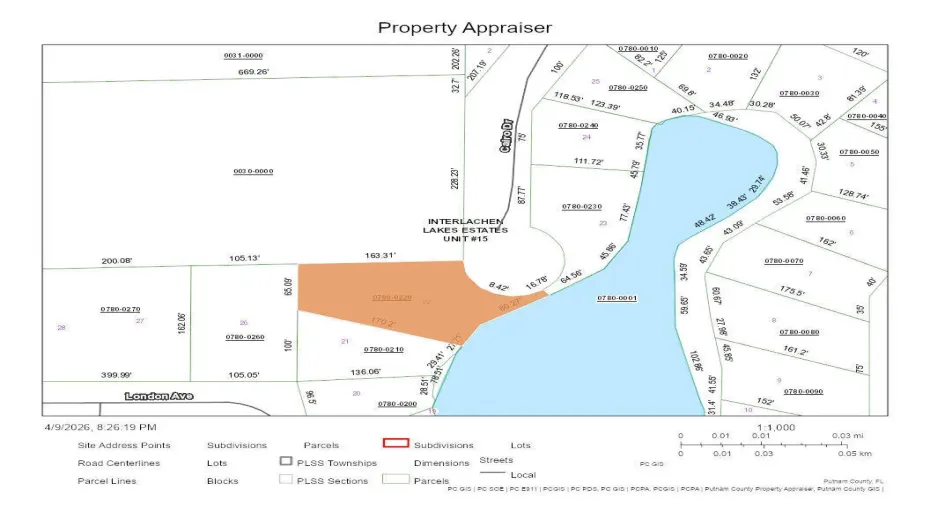 Aerial.107 Cairo RD.Plat Map