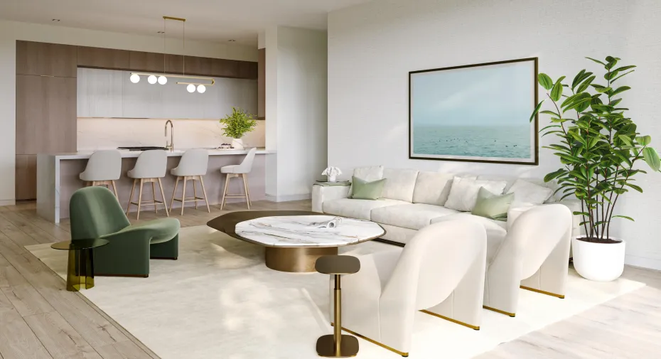 KITCHEN & LIVING