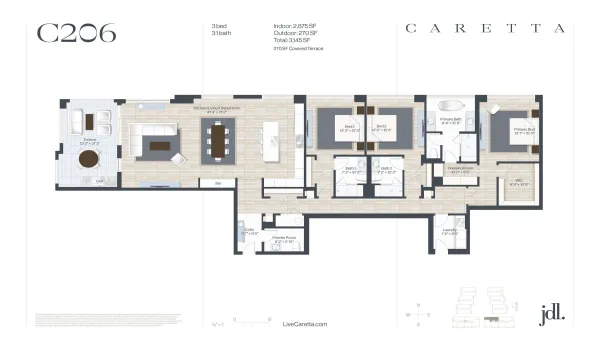 Caretta-C206 Floorplan