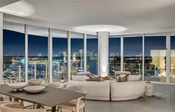 Living Room night view