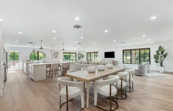 Dining/Kitchen/Living