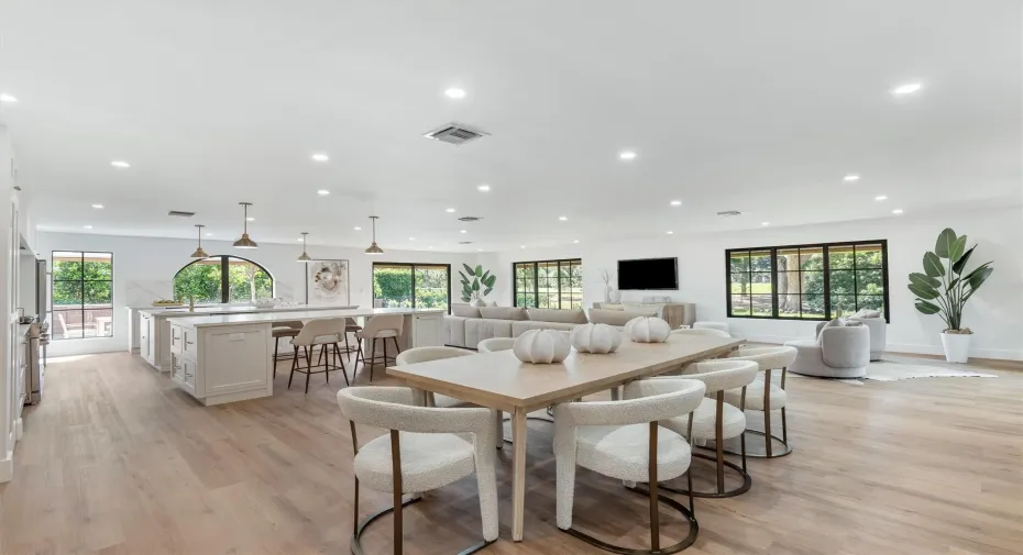 Dining/Kitchen/Living