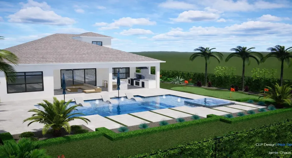 Proposed Pool & Outdoor Space