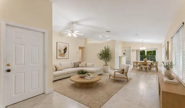 Staged Living Area