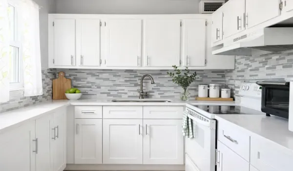 Kitchen virtually enhanced