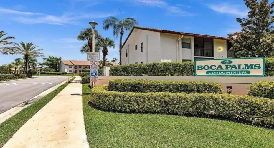 22088 Palms Way, Unit #204, Boca entranc