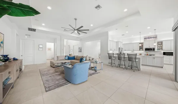 Great Room Is Open To Kitchen