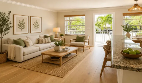 liv room staged