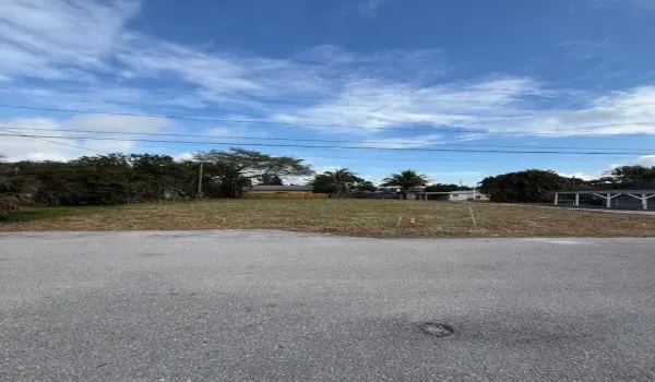 Front of lot