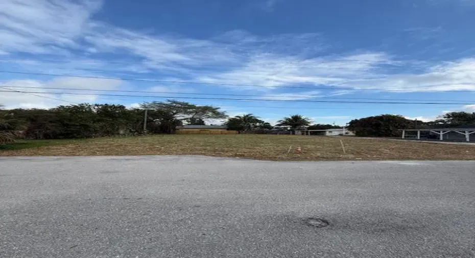 Front of lot