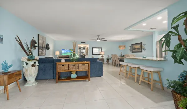 VIEW TO LIVING ROOM