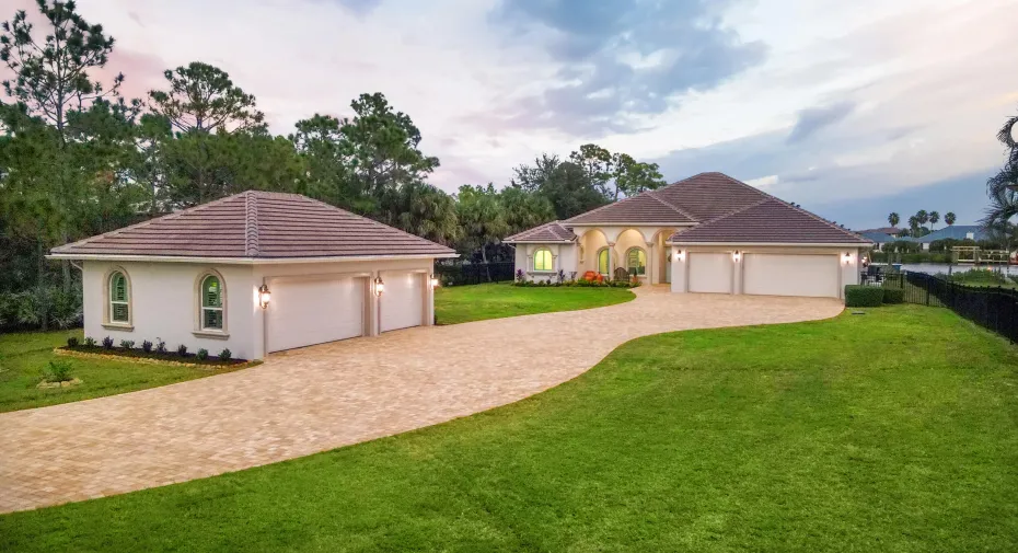 Dusk Front Garages