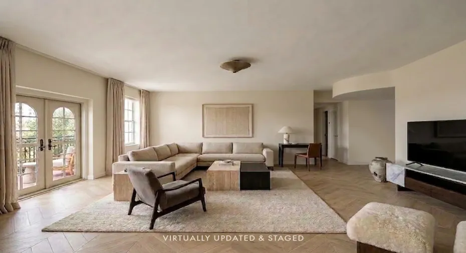 Virtually Renovated Living Room