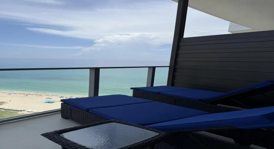Private balcony