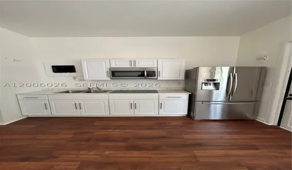 Living Area and Kitchen