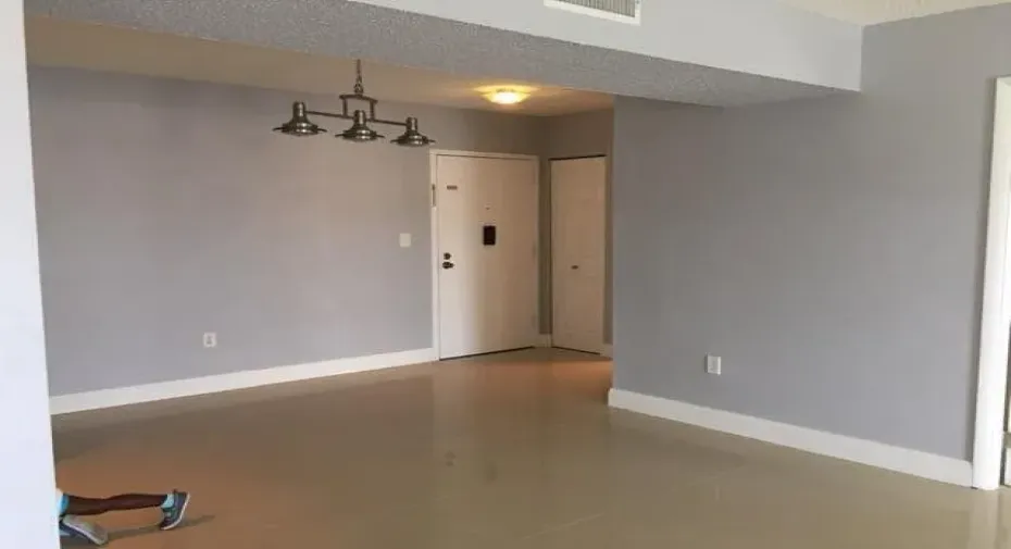 View toward front door