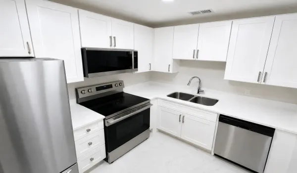 brand new kitchen and appliances