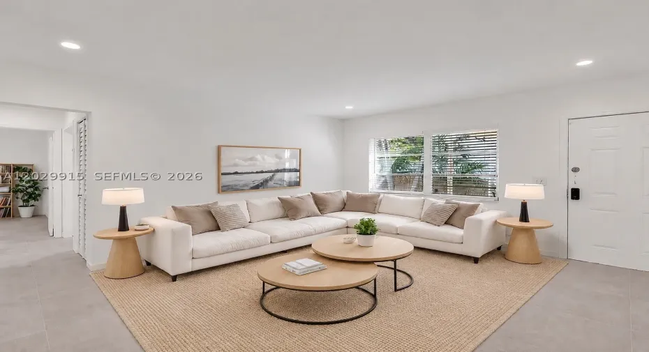 Living Room - Virtually Staged