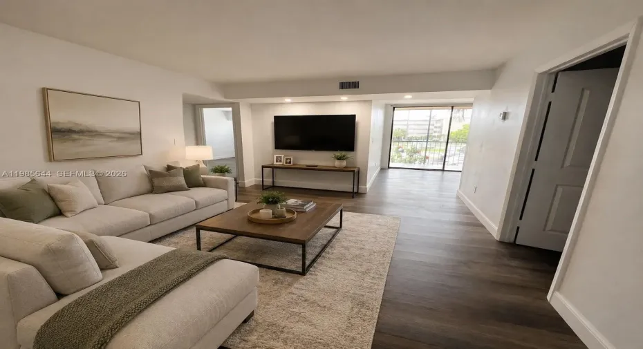Virtually staged to highlight potential