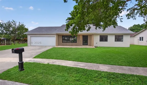 Rendering landscape and paver driveway