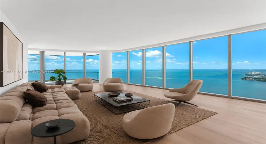 UNA Residences Brickell Terrace. Virtually Staged.