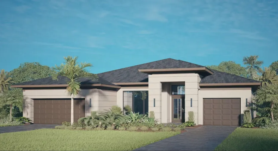 Renata-58 Contemporary Elevation