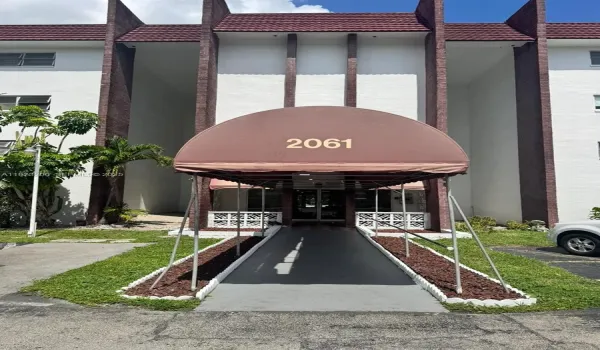 FRONT OF STRUCTURE