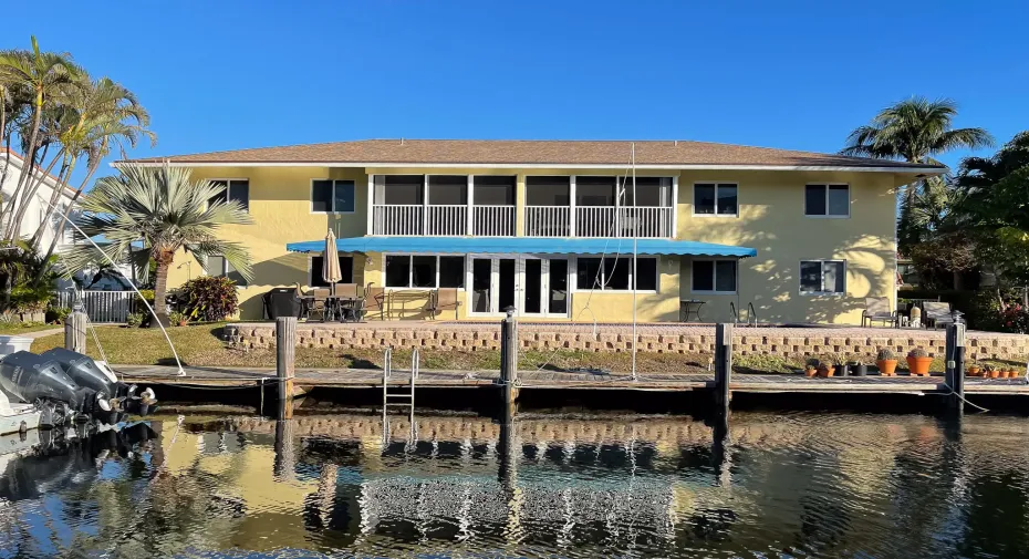 Closer view from canal