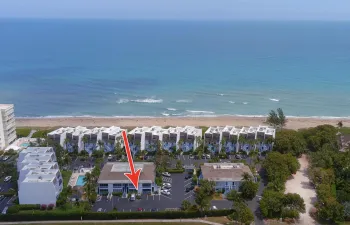 2. Aerial view: private beachfront condo