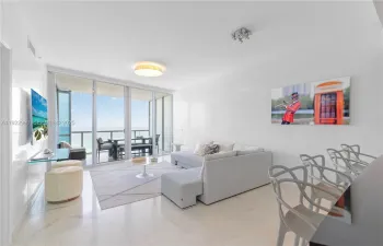 Calacata marble flooring throughout, decorated with Artefacto furniture
