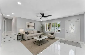 Staged Living Area