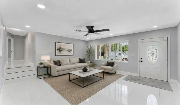 Staged Living Area