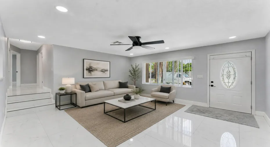 Staged Living Area