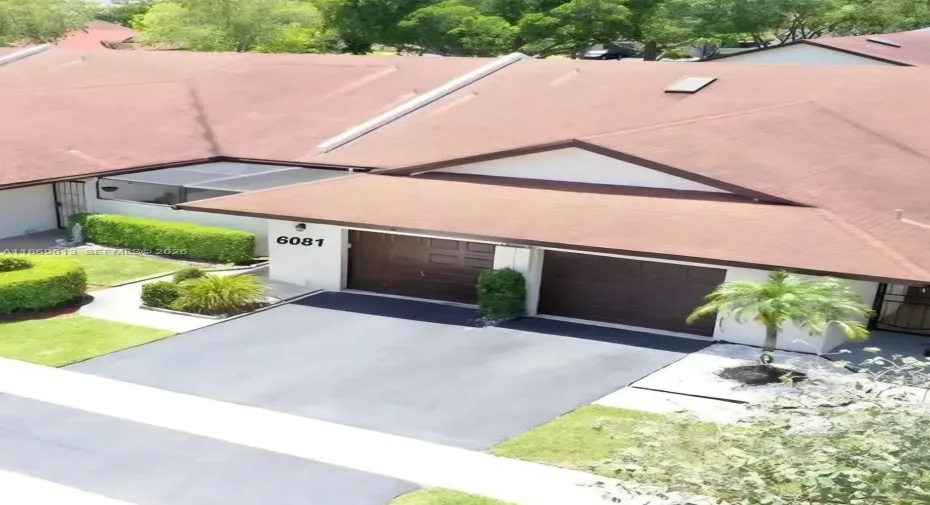 Villa Building Aerial View