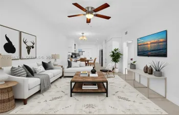 Virtually rendered furniture and decor