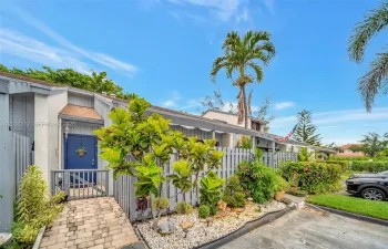 Beautiful exterior landscaping
