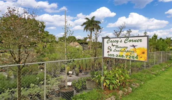 CASEY CORNER ESTABLISHED WHOLESALE AND RETAIL NURSERY ON 2+ ACRES OVER 25 YRS IN USINESS. STRONG NUMBERS..