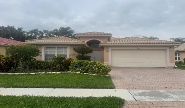 front of the home
