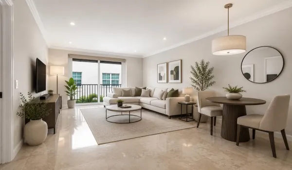 Virtually Rendered Great Room