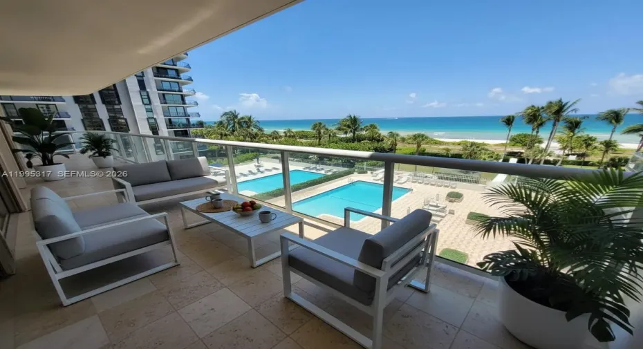 virtual staged balcony