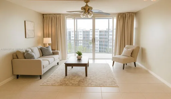 Beautiful living room w patio