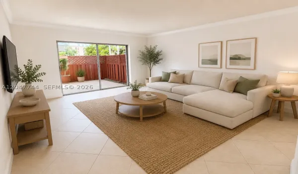 Staged 
livingroom