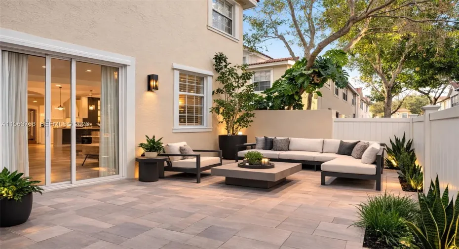 Virtually Staged Patio.