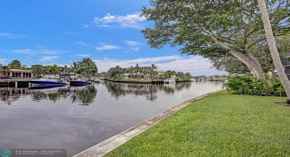 Building 14 is waterfront  & on a beautiful canal that leads to intracoastal/ocean