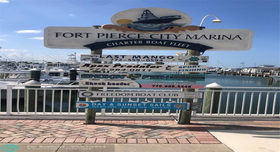 Local Marina, Restaurants, & Shopping