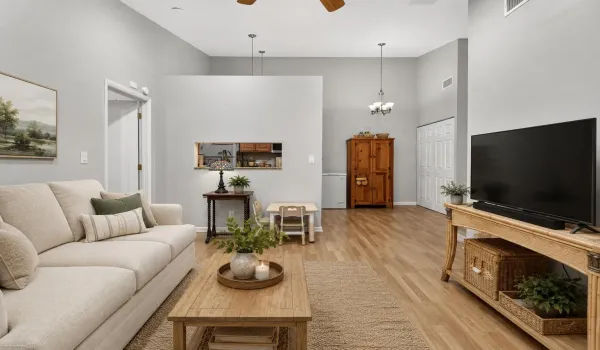 LIVING ROOM VIRTUALLY STAGED