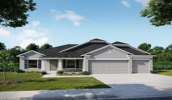 Artist Rendering -Model home - actual features may vary.